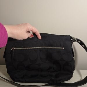 Coach Black Signature C Duffle Bag